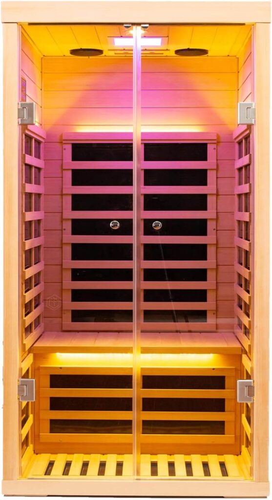 Kunsana 1-Person Indoor Infrared Sauna Models