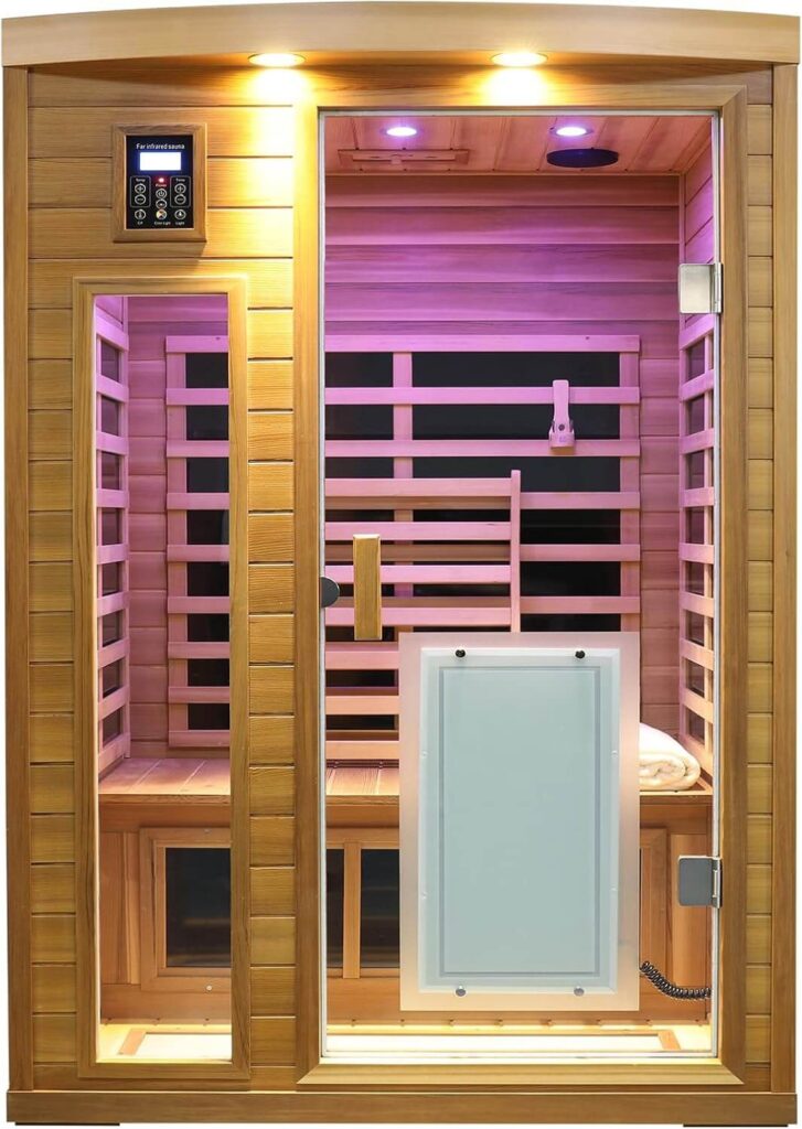 Kunsana 2-Person Indoor Infrared Sauna Models
