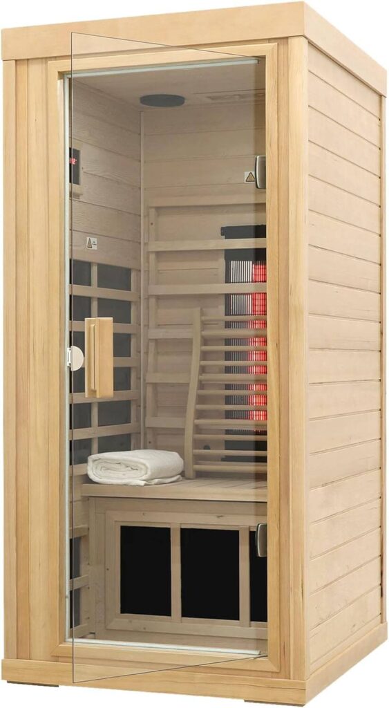 Kunsana 1-Person Indoor Infrared Sauna Models