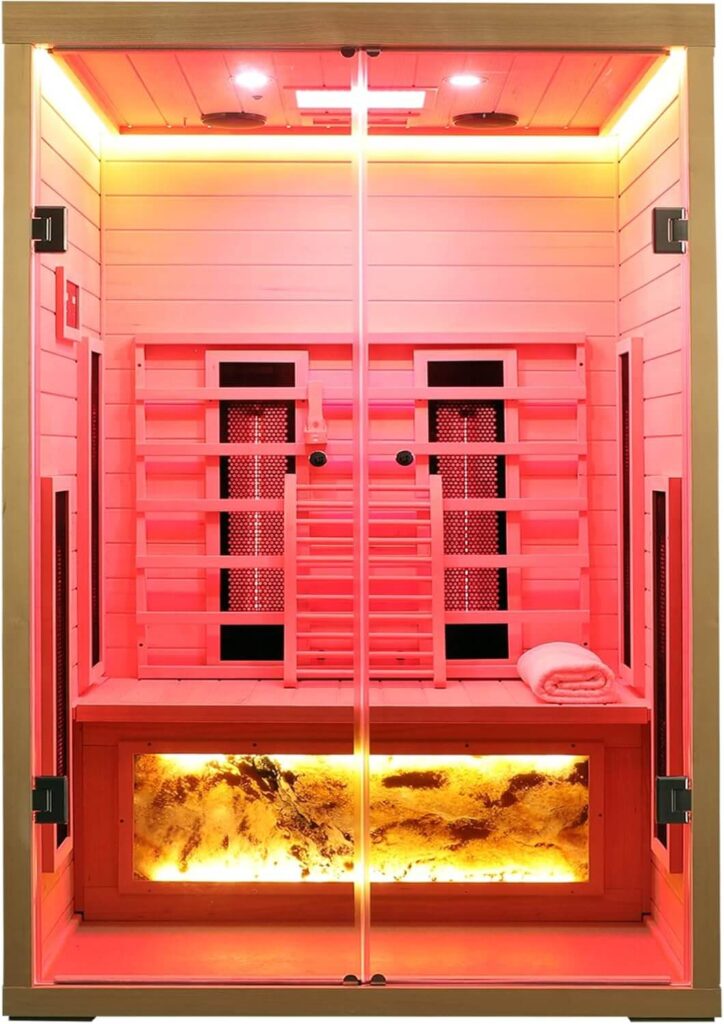 Kunsana 2-Person Indoor Infrared Sauna Models