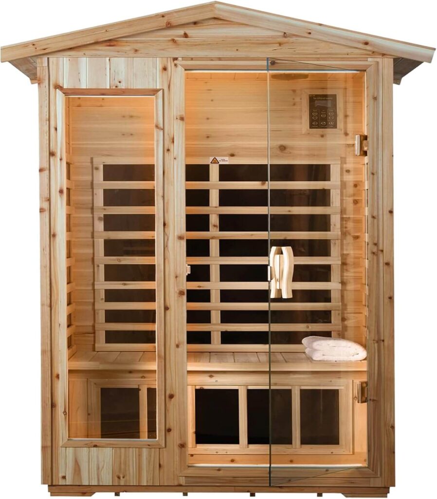 Kunsana Outdoor 1–2 Person Infrared Sauna Models