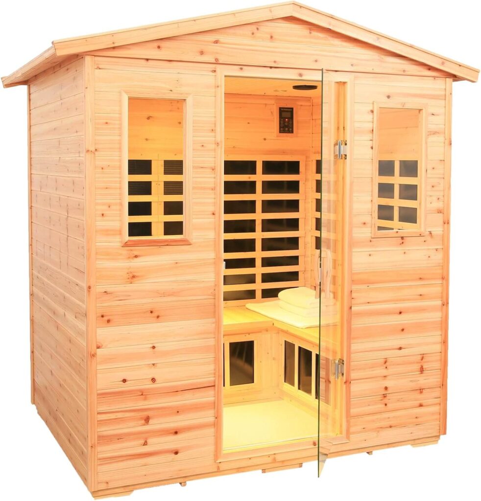 Kunsana Outdoor 3–6 Person Infrared Sauna Models