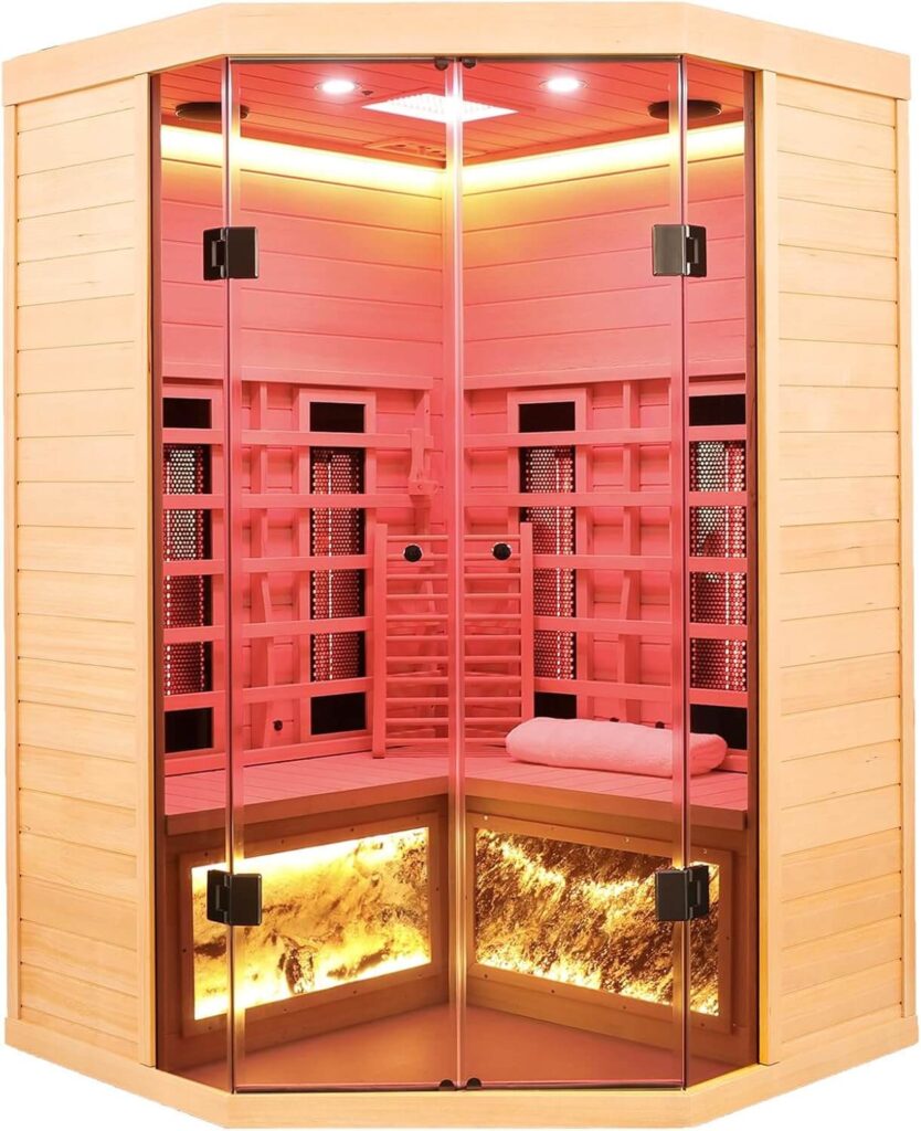 Kunsana Corner 2–3 Person Infrared Sauna Models