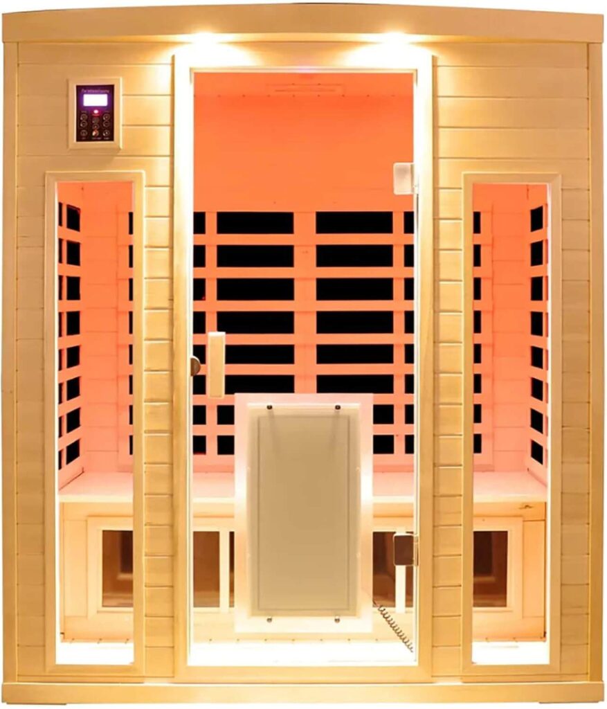 Kunsana 3-Person Indoor Infrared Sauna Models