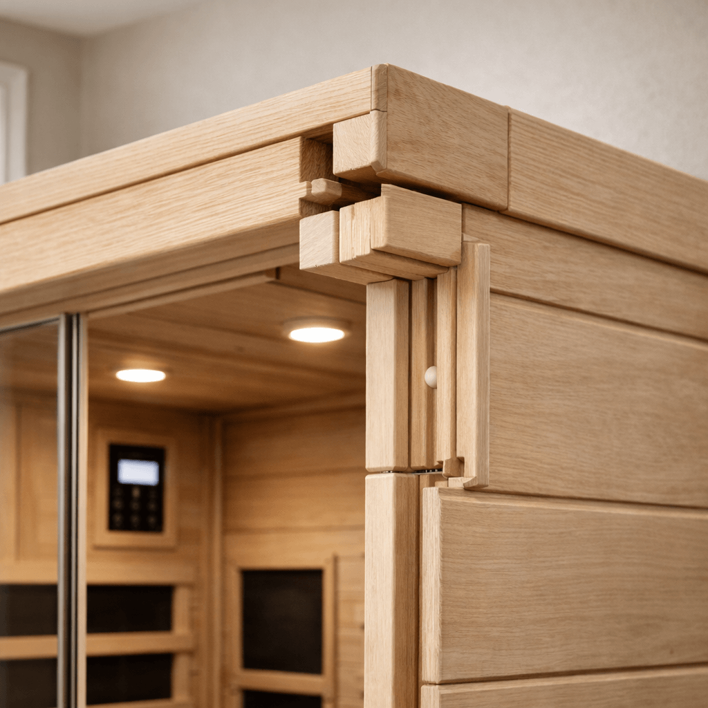 Kunsana sauna - Enclosed Wood Cabin Construction