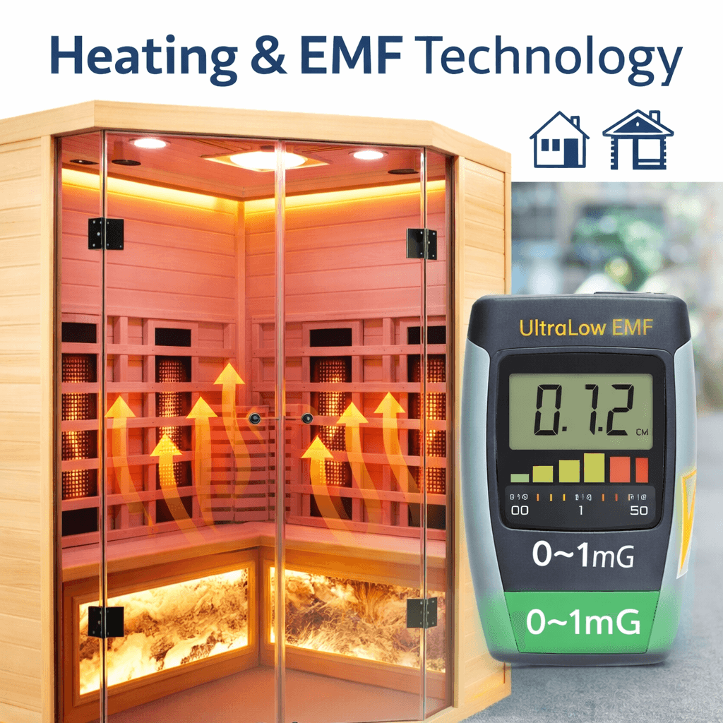 Kunsana Sauna - Heating & EMF Technology