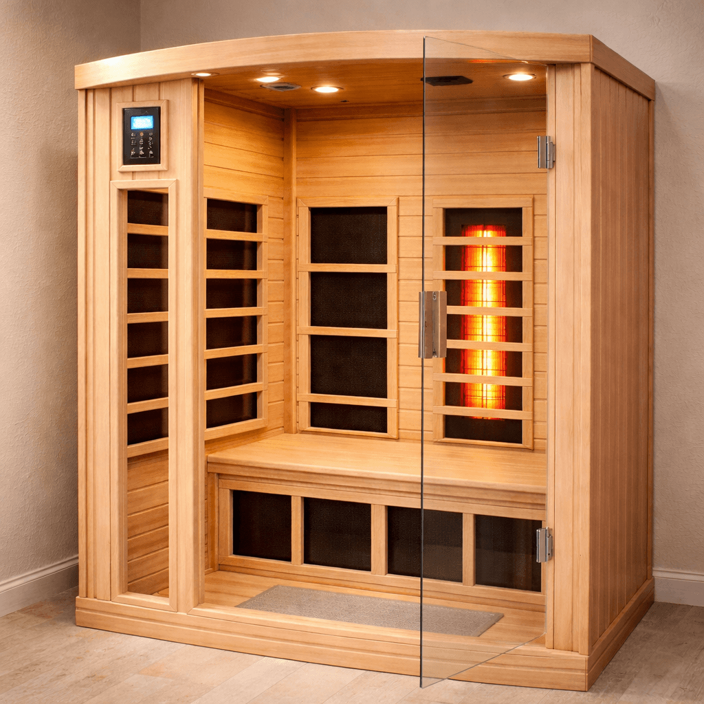 Kunsana sauna - Infrared Heating Panel Integration