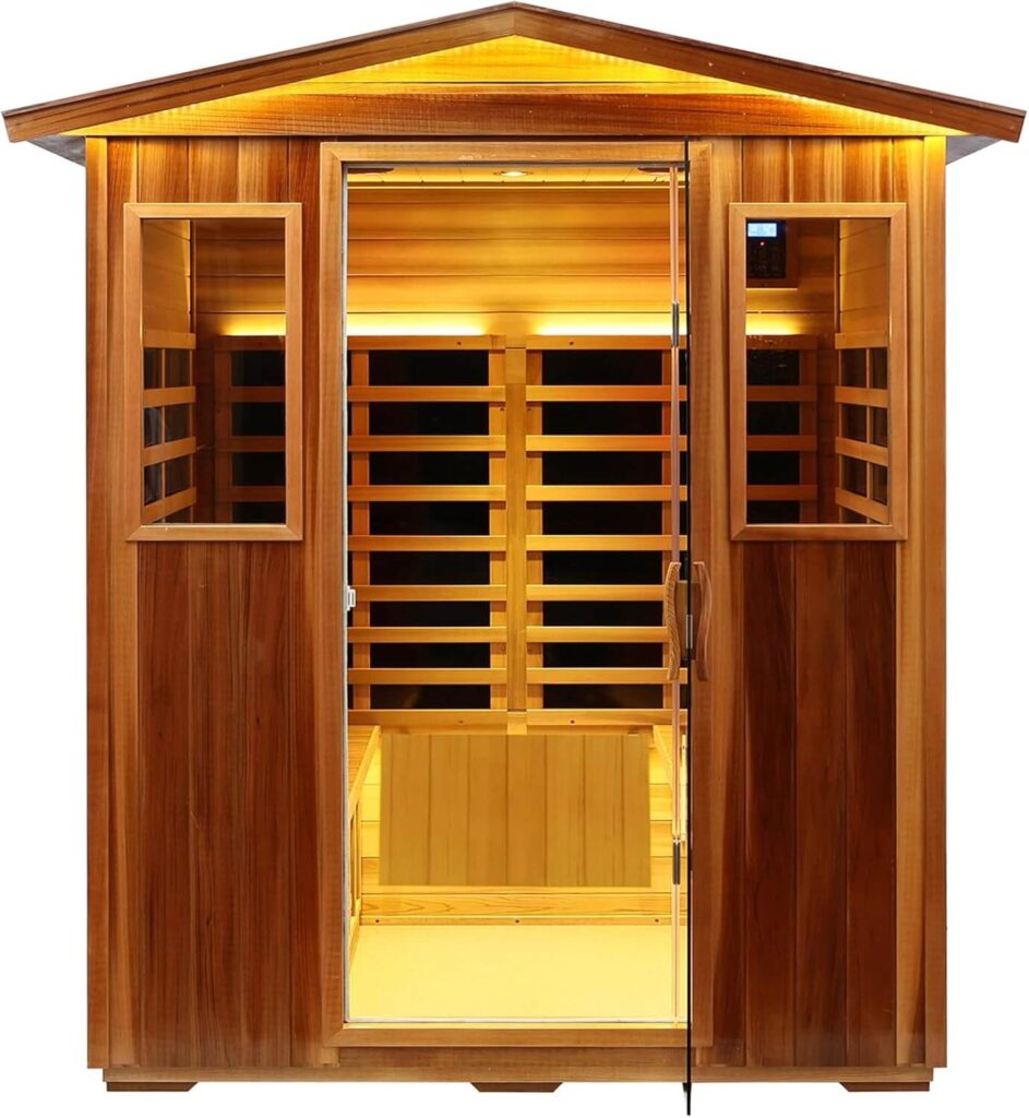 Kunsana Outdoor 3–6 Person Infrared Sauna Models