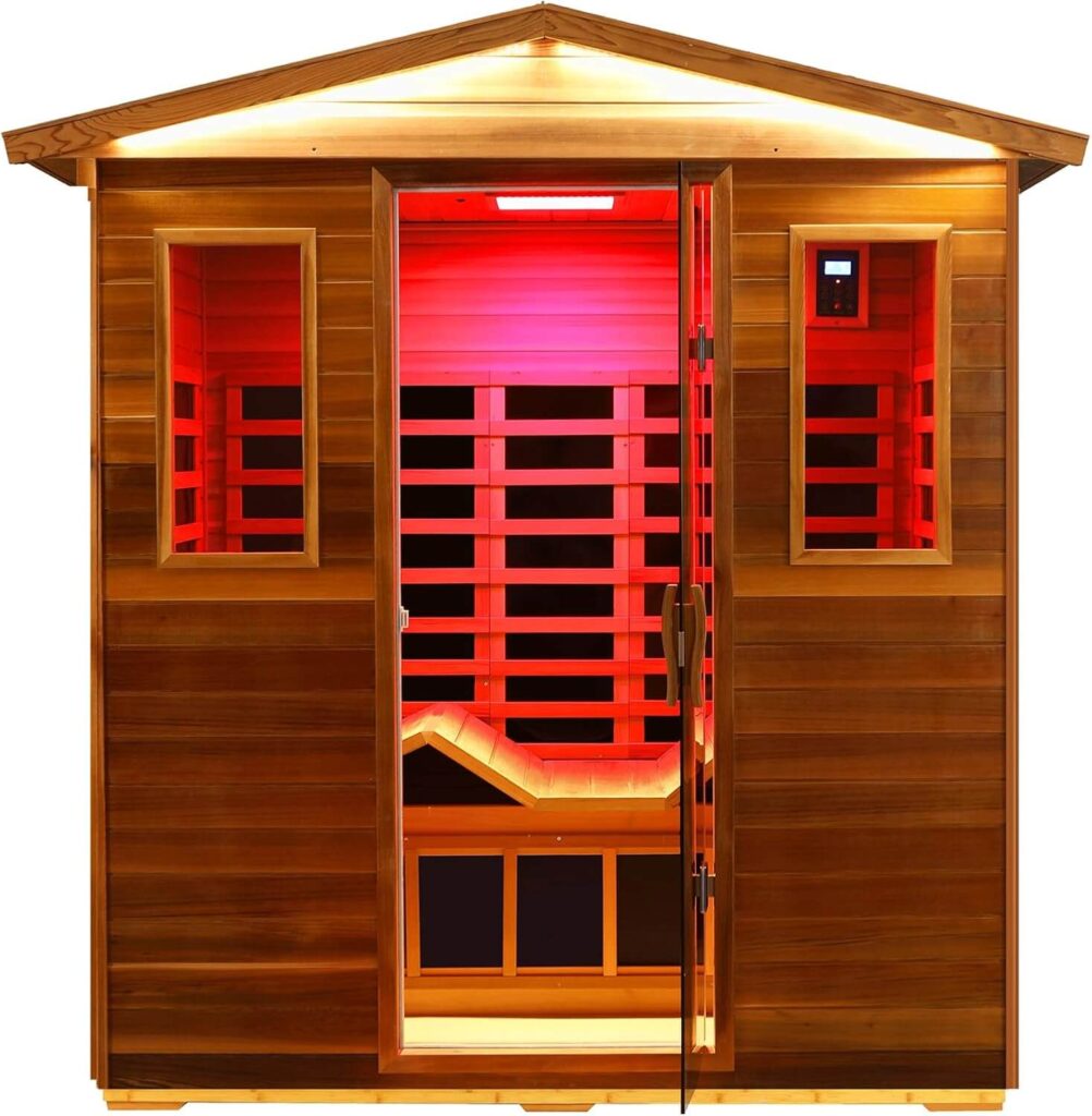Kunsana Outdoor 3–6 Person Infrared Sauna Models