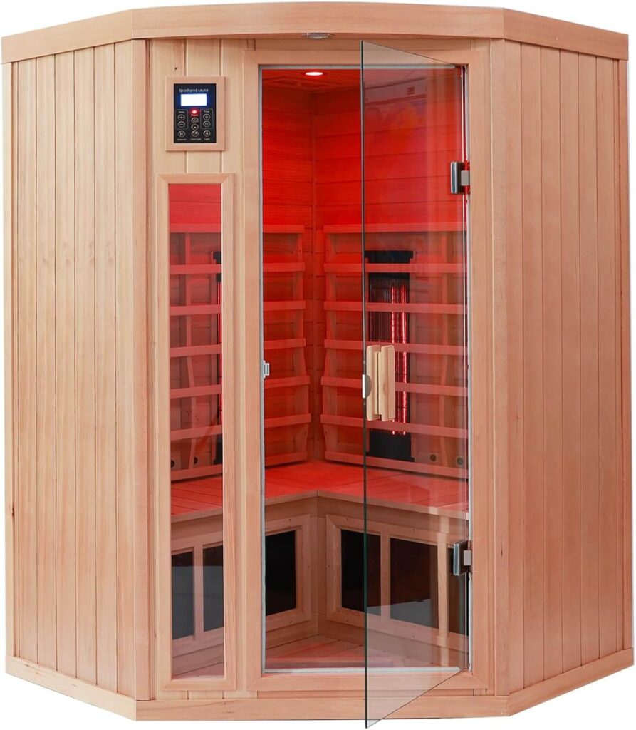Kunsana Corner 2–3 Person Infrared Sauna Models